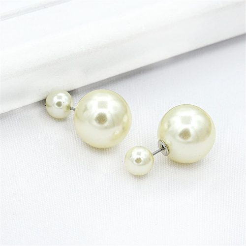 Luxe Double Pearl Earring RRP €55 - Image 5