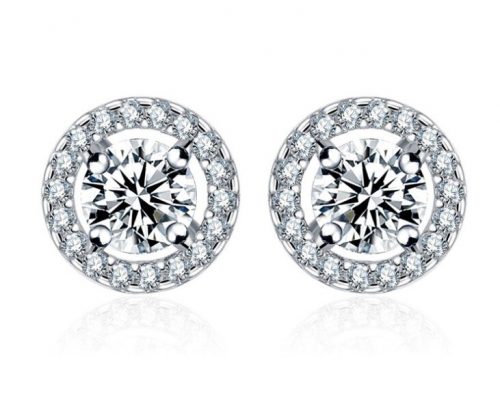 Crystal Earrings 925 Sterling Silver - Image 8