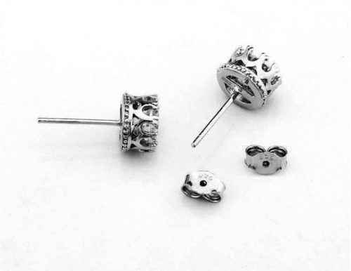 Crystal Studs 925 Sterling Silver - Image 3