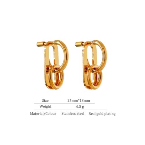 That Girl Earrings - Gold Plated - Image 5