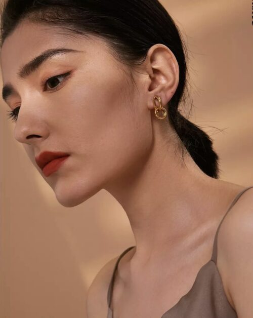 That Girl Earrings - Gold Plated - Image 9