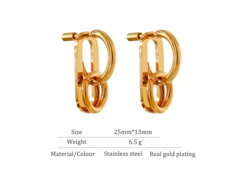 That Girl Earrings - Gold Plated - Image 10