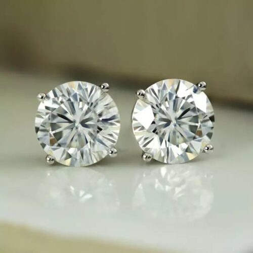 Classic Crystal Studs 925 Sterling Silver - Image 13