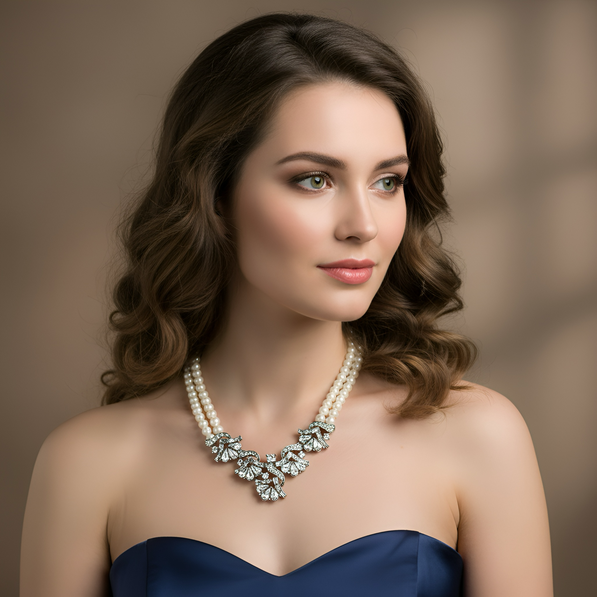 Vintage Pearl Style Necklace