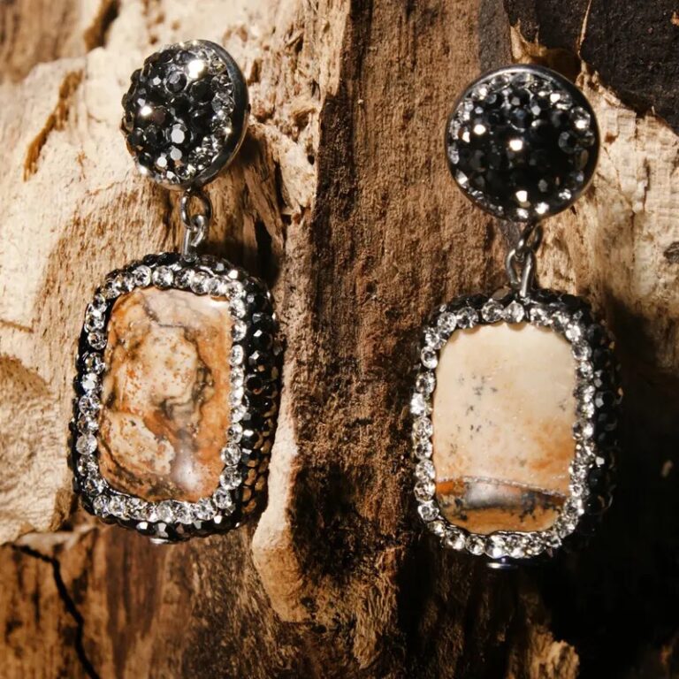 Amber Statement Earrings