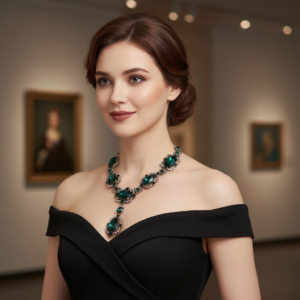 Emerald Green Statement Necklace