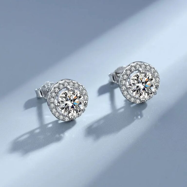 Crystal Earrings 925 Sterling Silver - Image 5