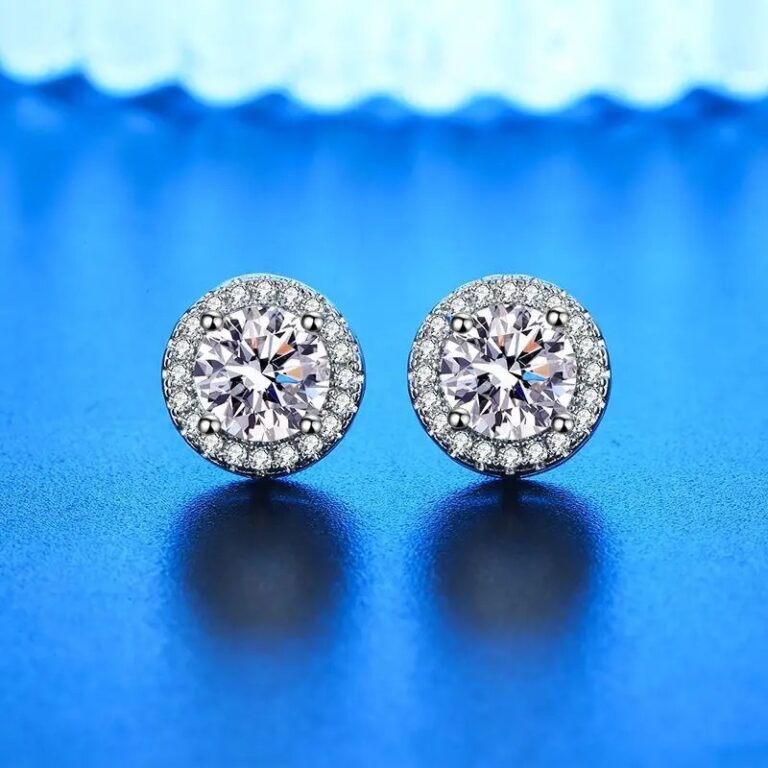 Crystal Earrings 925 Sterling Silver - Image 6