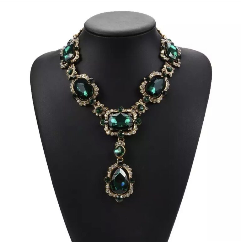 Emerald Green Statement Necklace