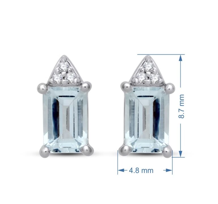 Aquamarine Studs - Image 2