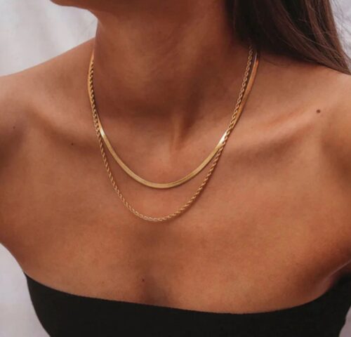 Gold Rope Necklace - Image 5