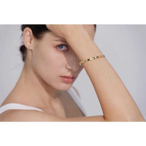 18k Gold Plated Bangle - Image 5