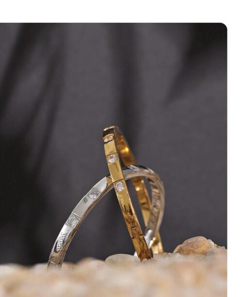 18k Gold Plated Bangle - Image 9