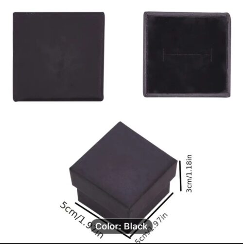 Black  Jewellery Box for Earrings